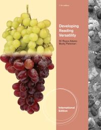 Book Cover for Developing Reading Versatility by W Royce Adams