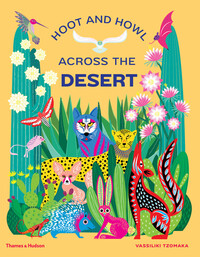 Book Cover for Hoot and Howl Across the Desert by Vassiliki Tzomaka