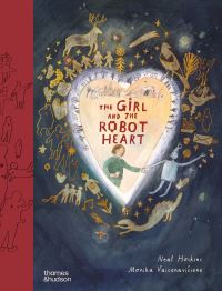 Book Cover for The Girl and the Robot Heart by Neal Hoskins