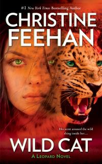 Book Cover for Wild Cat by Christine Feehan, Copyright Paperback Collection Library of Congress