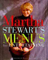 Book Cover for Martha Stewart's Menus for Entertaining by Martha Stewart