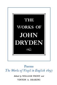 Book Cover for The Works of John Dryden. Vol.6 Poems by John Dryden