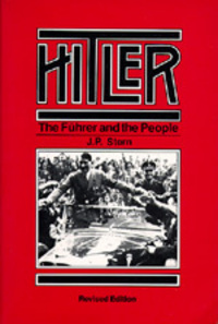 Book Cover for Hitler by J P Stern