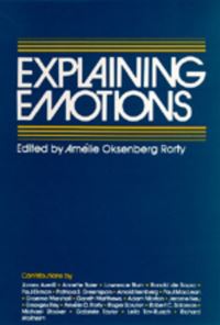 Book Cover for Explaining Emotions by Amélie Oksenberg Rorty