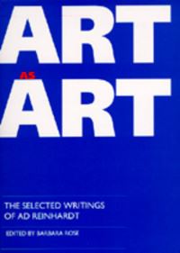 Book Cover for Art-as-Art by Ad Reinhardt