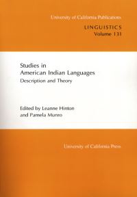Book Cover for Studies in American Indian Languages by Leanne Hinton, Pamela Munro