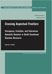 Book Cover for Crossing Aspectual Frontiers by Daniel John Hintz