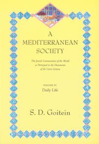 Book Cover for A Mediterranean Society Volume IV Daily Life by Shelomo Dov Goitein