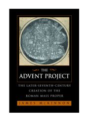 Book Cover for The Advent Project by James McKinnon