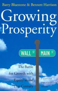 Book Cover for Growing Prosperity by Barry Bluestone, Bennett Harrison