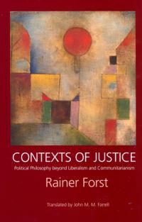 Book Cover for Contexts of Justice by Rainer Forst