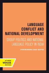 Book Cover for Language Conflict and National Development by Jyotirindra Dasgupta