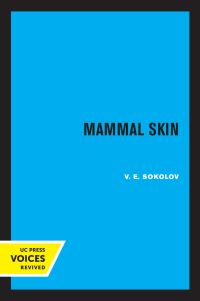 Book Cover for Mammal Skin by V E Sokolov