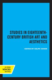 Book Cover for Studies in Eighteenth-Century British Art and Aesthetics by Ralph Cohen