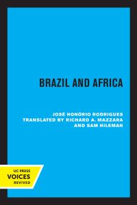 Book Cover for Brazil and Africa by José Honório Rodrigues