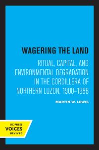 Book Cover for Wagering the Land by Martin W. Lewis