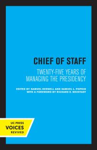 Book Cover for Chief of Staff by Samuel Kernell, Samuel L Popkin