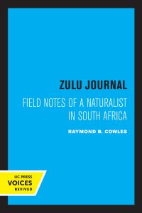 Book Cover for Zulu Journal by Raymond B. Cowles