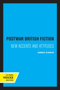 Book Cover for Postwar British Fiction by James Gindin