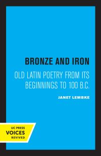 Book Cover for Bronze and Iron by Janet Lembke