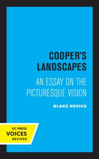 Book Cover for Cooper's Landscapes by Blake Nevius