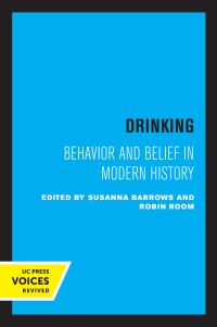 Book Cover for Drinking by Susanna Barrows, Robin Room