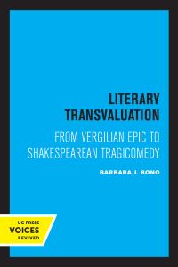Book Cover for Literary Transvaluation by Barbara J Bono
