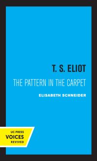 Book Cover for T.S. Eliot by Elisabeth Wintersteen Schneider