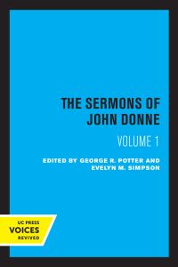Book Cover for The Sermons of John Donne. Volume I by John Donne