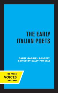 Book Cover for The Early Italian Poets by Dante Gabriel Rossetti, Sally Purcell