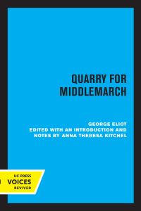 Book Cover for Quarry for Middlemarch by George Eliot