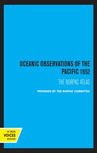 Book Cover for Oceanic Observations of the Pacific 1952 by Scripps Institution of Oceanography