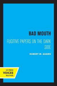 Book Cover for Bad Mouth by Robert M Adams