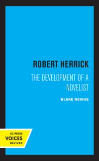 Book Cover for Robert Herrick by Blake Nevius