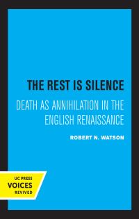 Book Cover for The Rest Is Silence by Robert N Watson