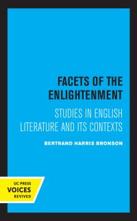 Book Cover for Facets of the Enlightenment by Bertrand Harris Bronson