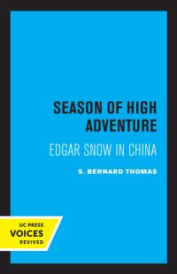 Book Cover for Season of High Adventure by S Bernard Thomas