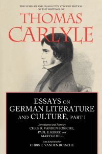 Book Cover for Essays on German Literature and Culture. Part I by Thomas Carlyle
