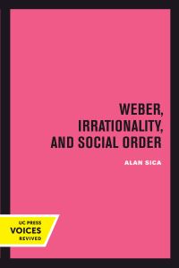 Book Cover for Weber, Irrationality, and Social Order by Alan Sica