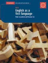 Book Cover for IGCSE First Language English by Marian Cox, Peter Lucantoni