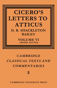 Book Cover for Cicero by Marcus Tullius Cicero, D R ShackletonBailey