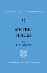 Book Cover for Metric Spaces by E T Copson