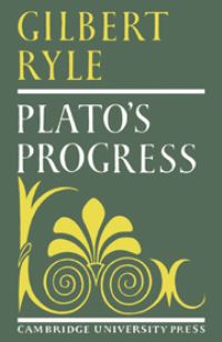 Book Cover for Plato's Progress by Gilbert Ryle