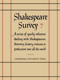 Book Cover for Shakespeare Survey 7 [Style and Language] by Allardyce Nicoll