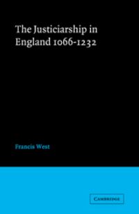Book Cover for Justiceship England 1066-1232 by F West