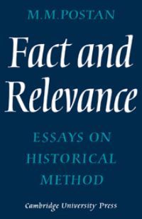 Book Cover for Fact and Relevance by M M Postan