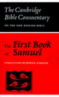 Book Cover for The First Book of Samuel by Peter R Akroyd