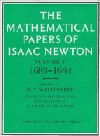 Book Cover for The Mathematical Papers of Isaac Newton. Vol.5 1683-1684 by Isaac Newton, D T Whiteside