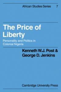 Book Cover for The Price of Liberty by Kenneth William John Post, George D Jenkins