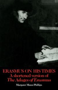 Book Cover for Erasmus on His Times by Desiderius Erasmus